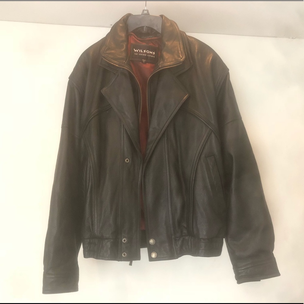 Wilsons leather motorcycle jacket🔥🔥🔥